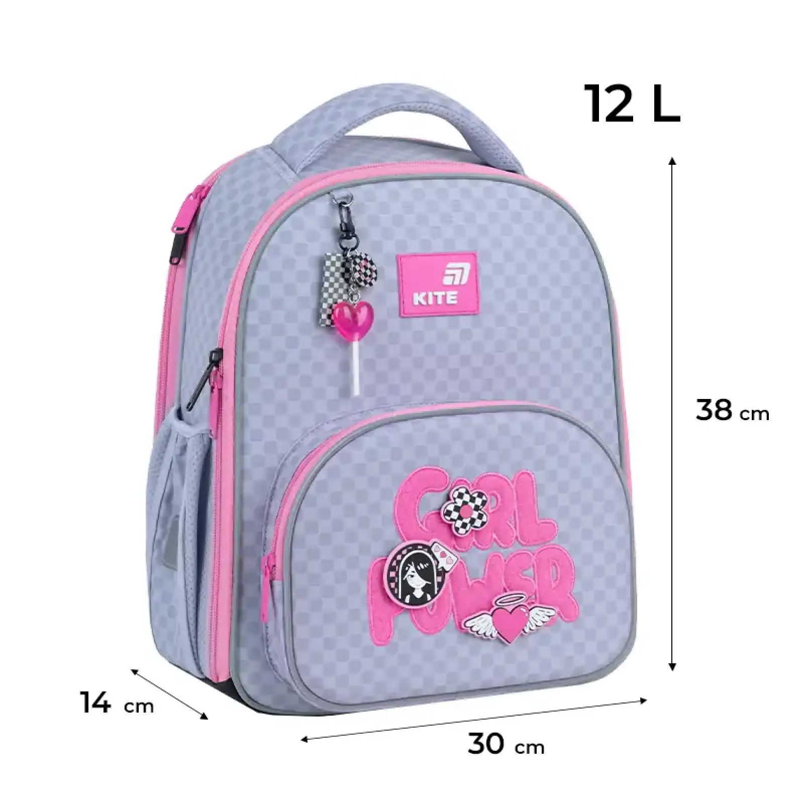 Рюкзак Kite Education каркасний 556 Girl's Power K26-556M-1