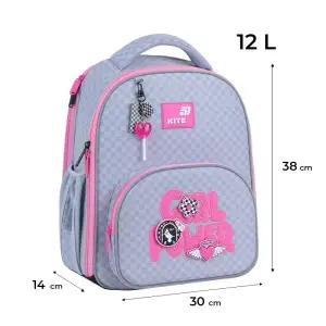 Рюкзак Kite Education каркасний 556 Girl's Power K26-556M-1
