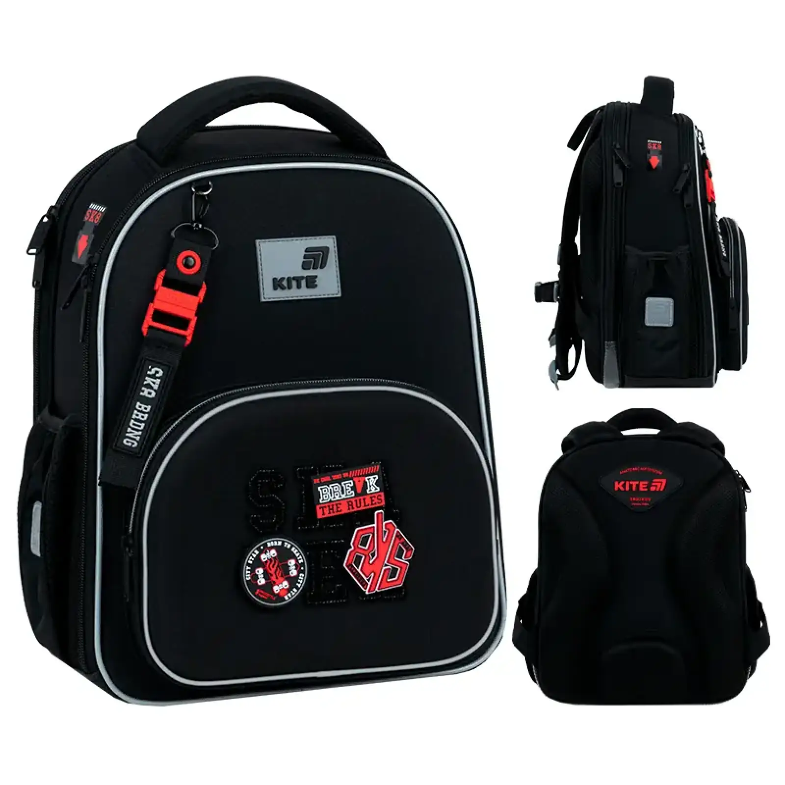 Рюкзак Kite Education каркасний 556 Break the Rules K26-556M-5