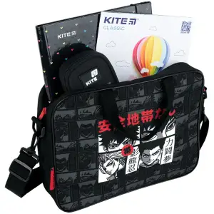 Шкільна текстильна сумка Kite A4, 1 від., 589 Anime K26-589-3