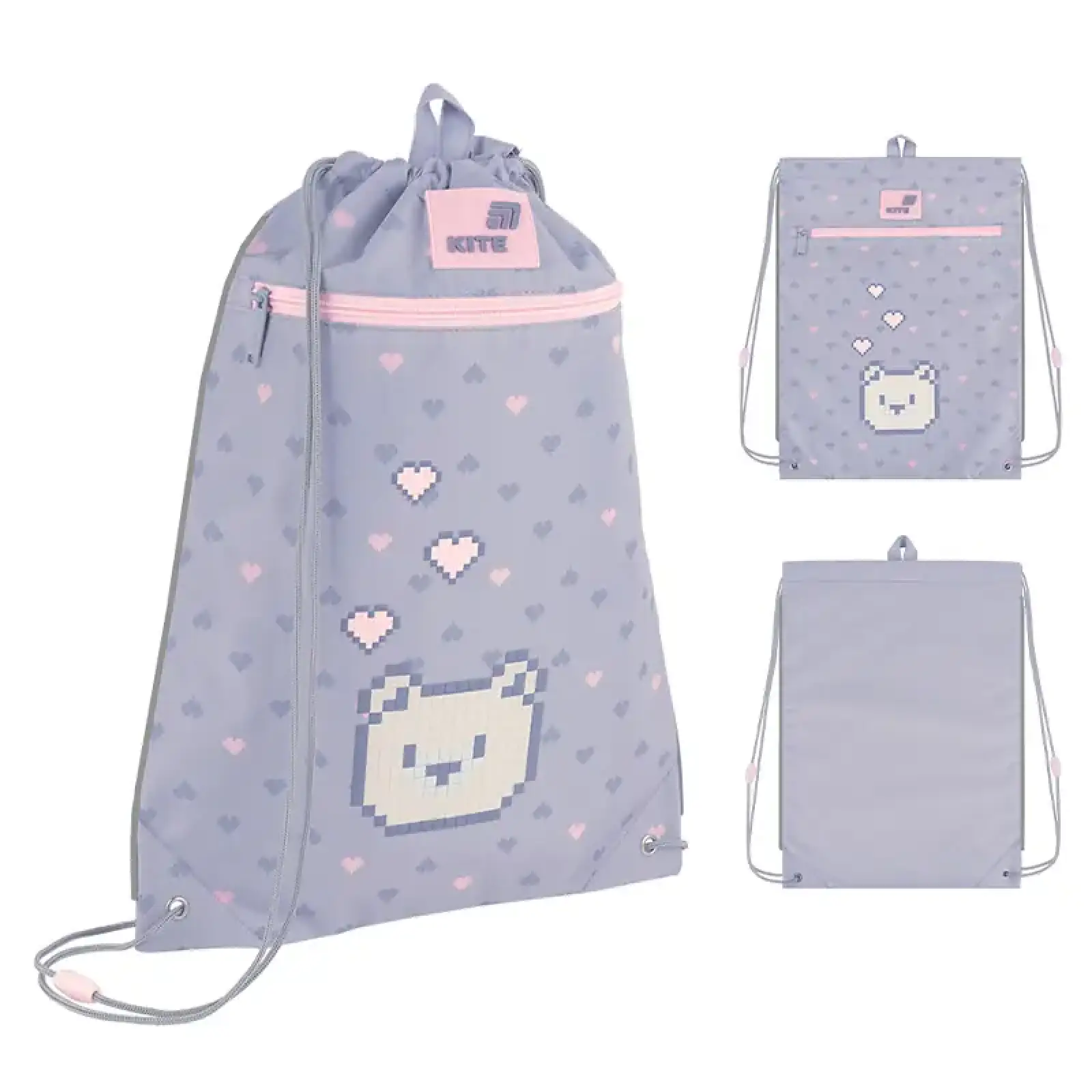 Набір рюкзак + пенал + сумка для взуття Kite 531 Lovely SET_K26-531M