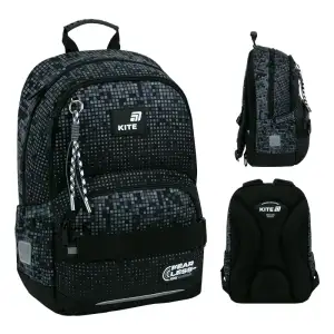 Набір рюкзак + пенал + сумка для взуття Kite 585 Fearless SET_K26-585M-3