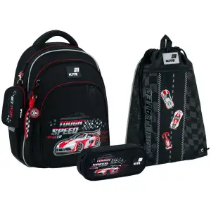 Набір рюкзак + пенал +сумка для взуття Kite 763S Speed Racer SET_K26-763S-2