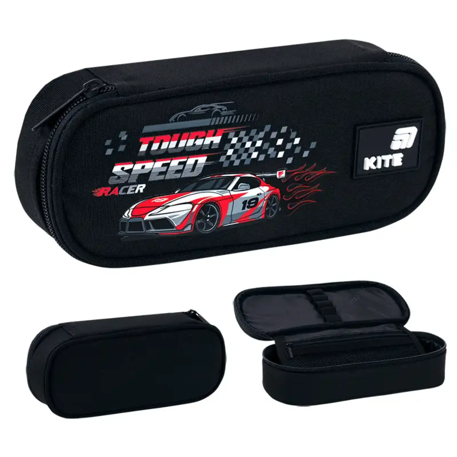 Набір рюкзак + пенал +сумка для взуття Kite 763S Speed Racer SET_K26-763S-2