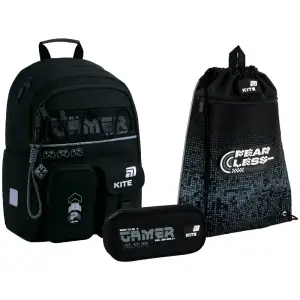 Набір рюкзак + пенал + сумка для взуття Kite 584 Gamer SET_K26-584M-5