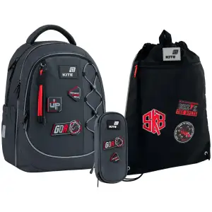Набір рюкзак + пенал + сумка для взуття Kite 700 Sport Mode SET_K26-700M-6