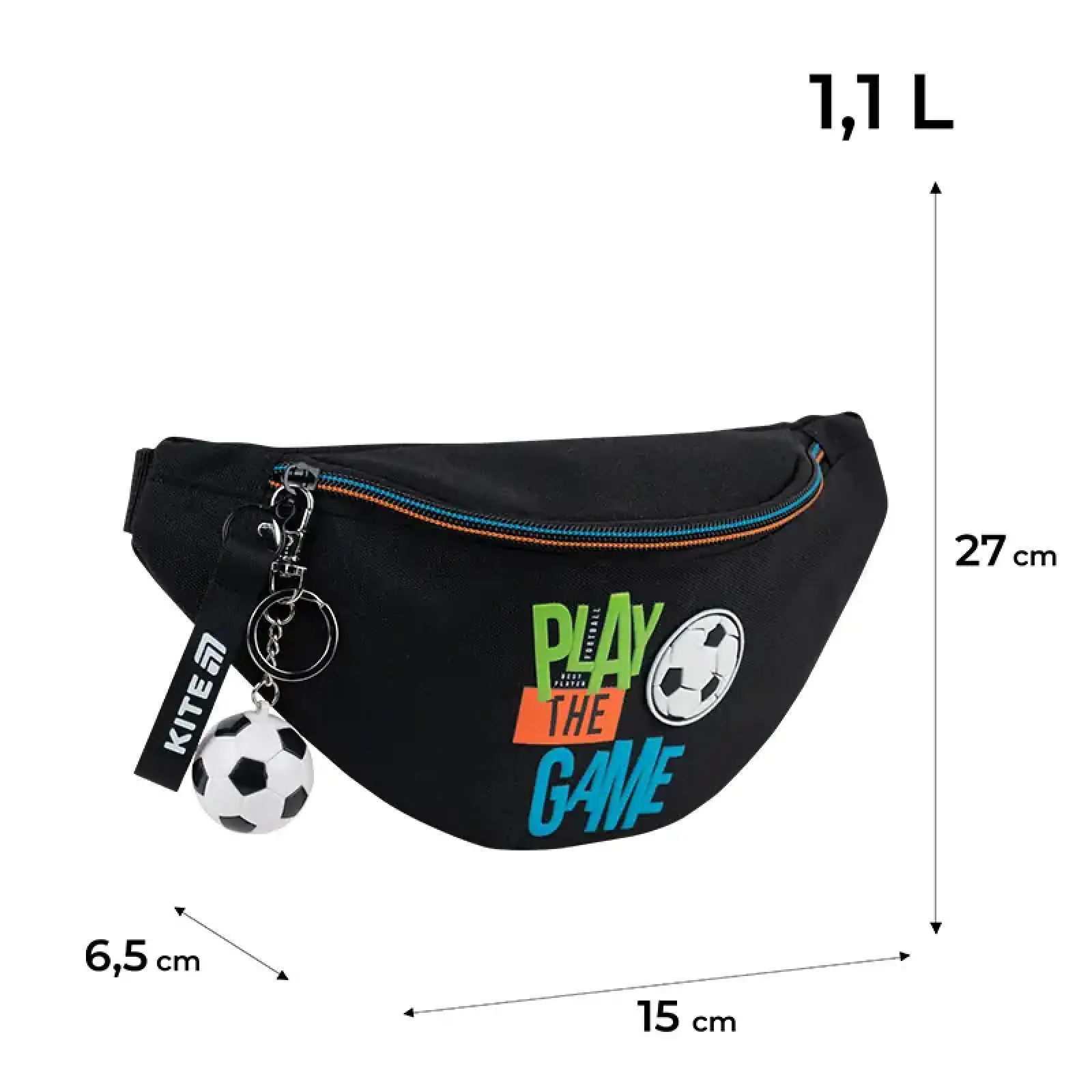Сумка-бананка Kite дитяча 2577 Football Player K26-2577-2