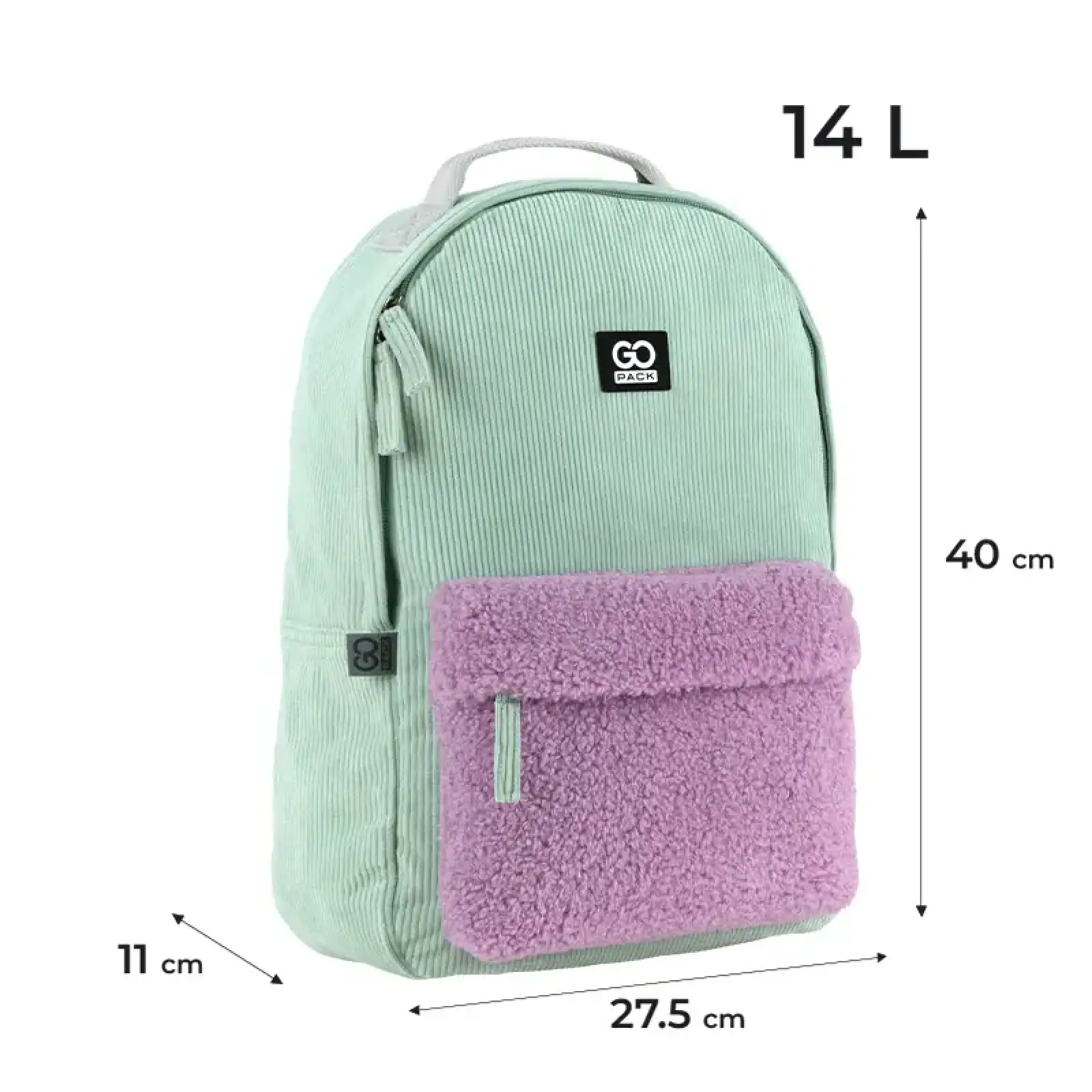 Рюкзак GoPack Education Teens 147 м'ятний GO25-147M-2
