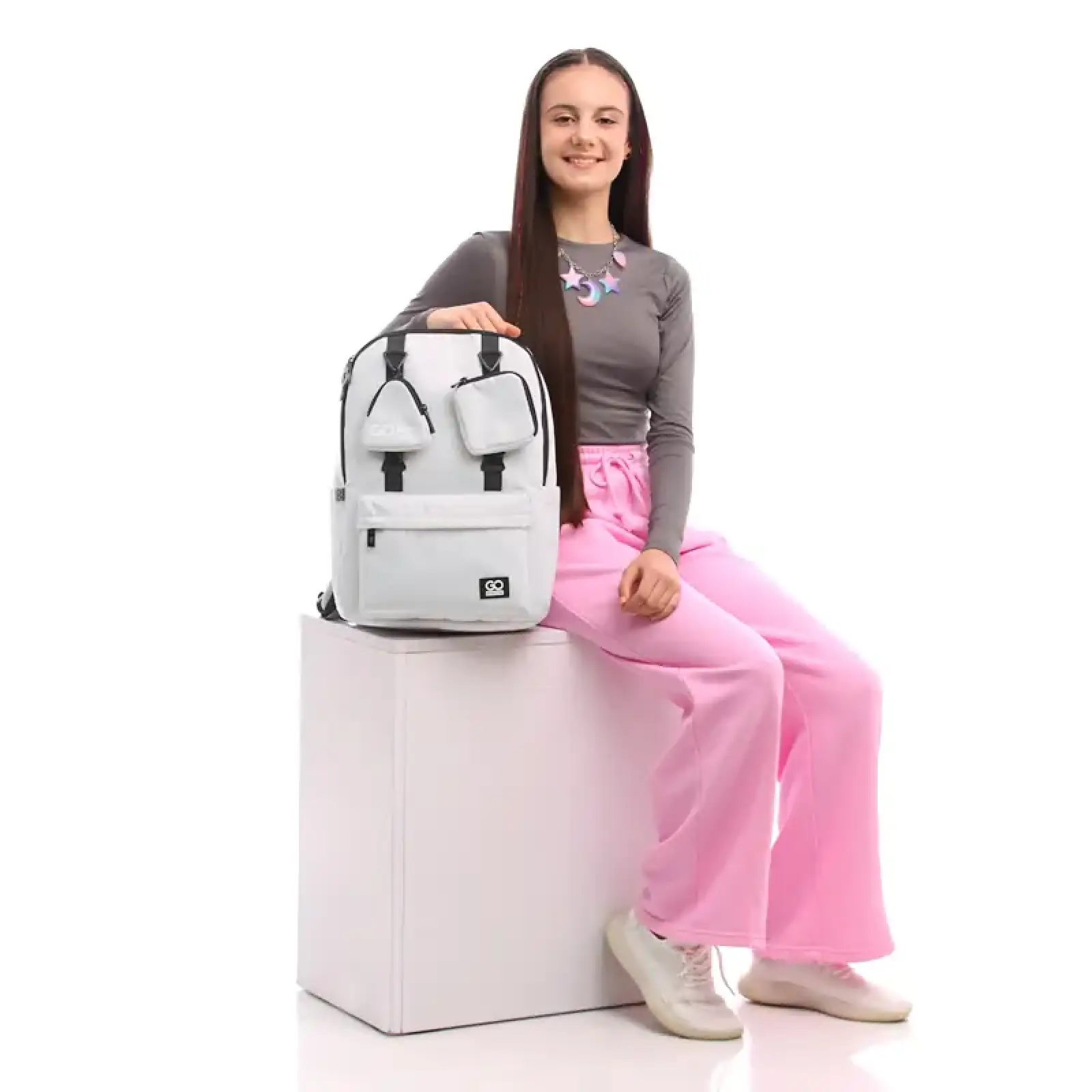 Рюкзак GoPack Education Teens 178 сірий GO25-178L-2