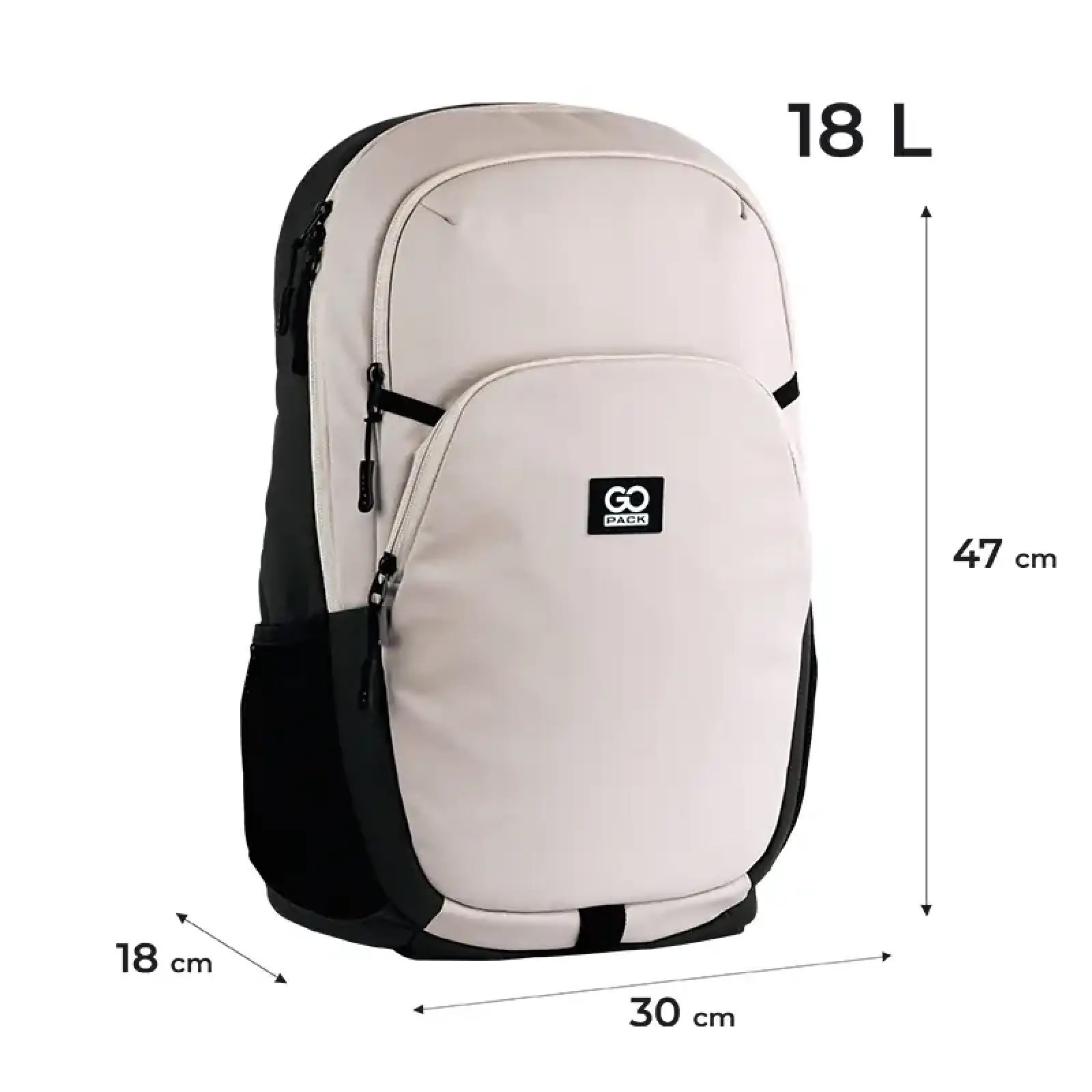 Рюкзак GoPack Education Teens 185 бежевий GO25-185L-3