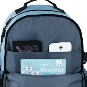 Рюкзак GoPack Education Teens 186 блакитний GO25-186L-2