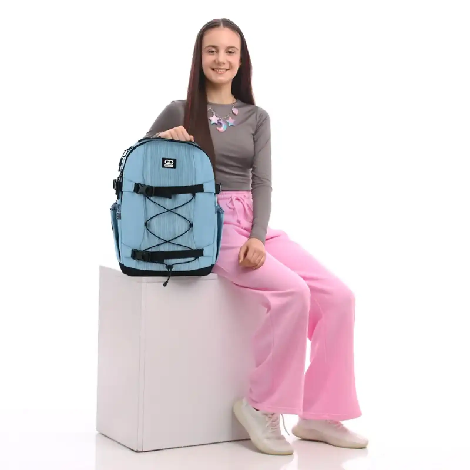 Рюкзак GoPack Education Teens 186 блакитний GO25-186L-2