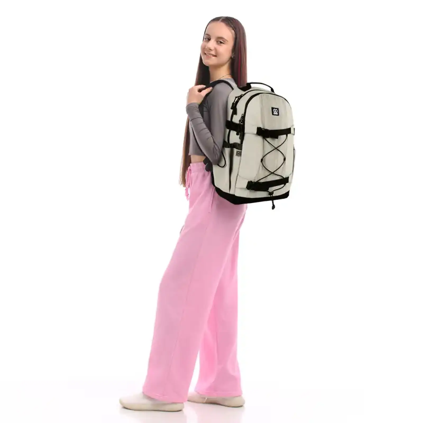 Рюкзак GoPack Education Teens 186 бежевий GO25-186L-4