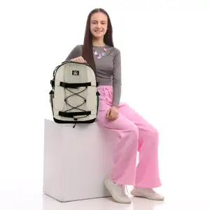 Рюкзак GoPack Education Teens 186 бежевий GO25-186L-4