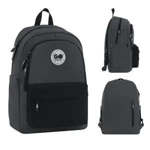 Рюкзак GoPack Education Teens 141L чорний, сірий GO26-141L-4