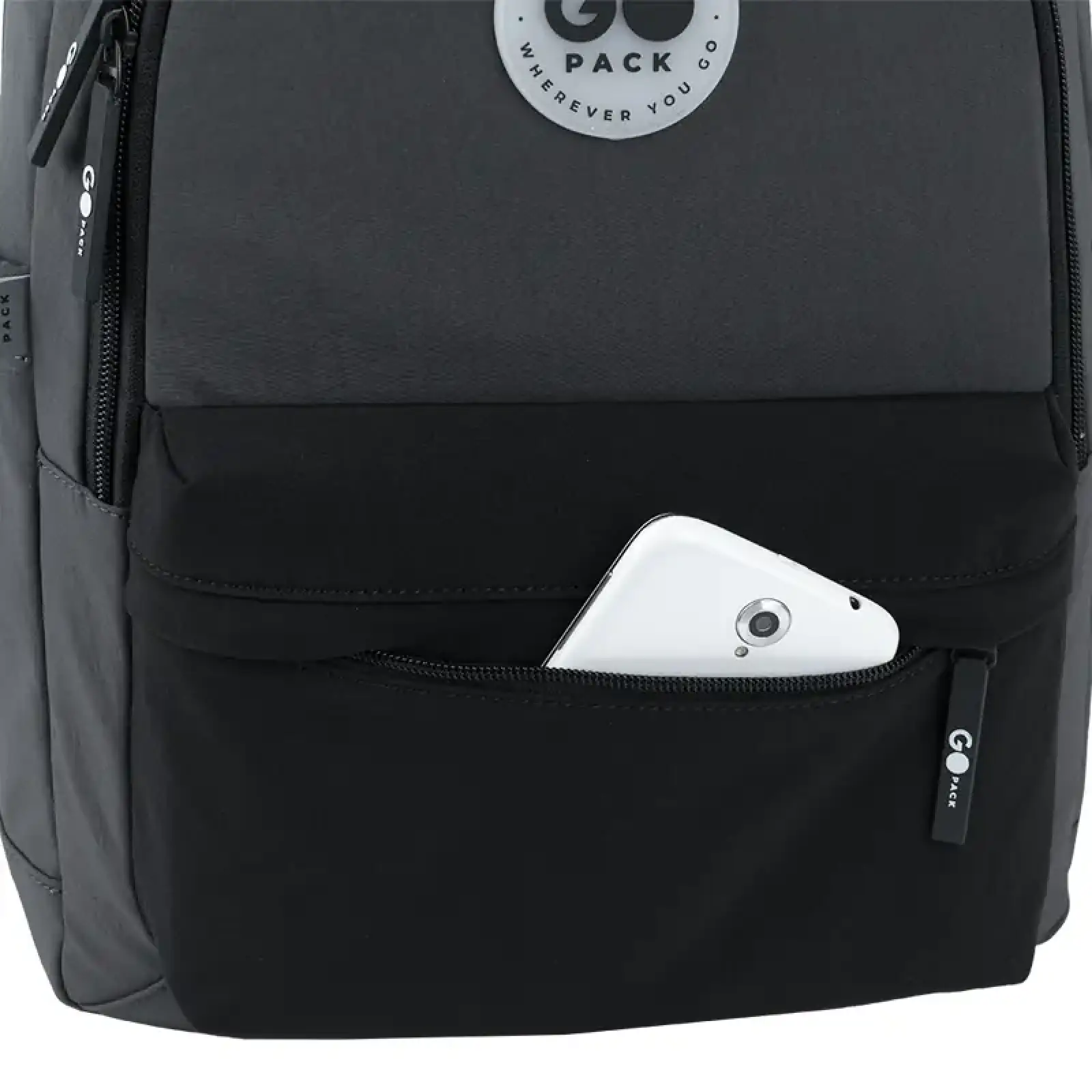 Рюкзак GoPack Education Teens 141L чорний, сірий GO26-141L-4