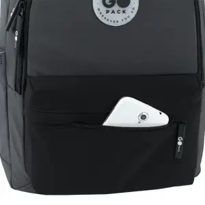 Рюкзак GoPack Education Teens 141L чорний, сірий GO26-141L-4