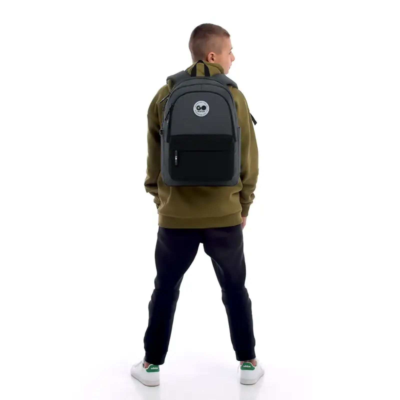 Рюкзак GoPack Education Teens 141L чорний, сірий GO26-141L-4