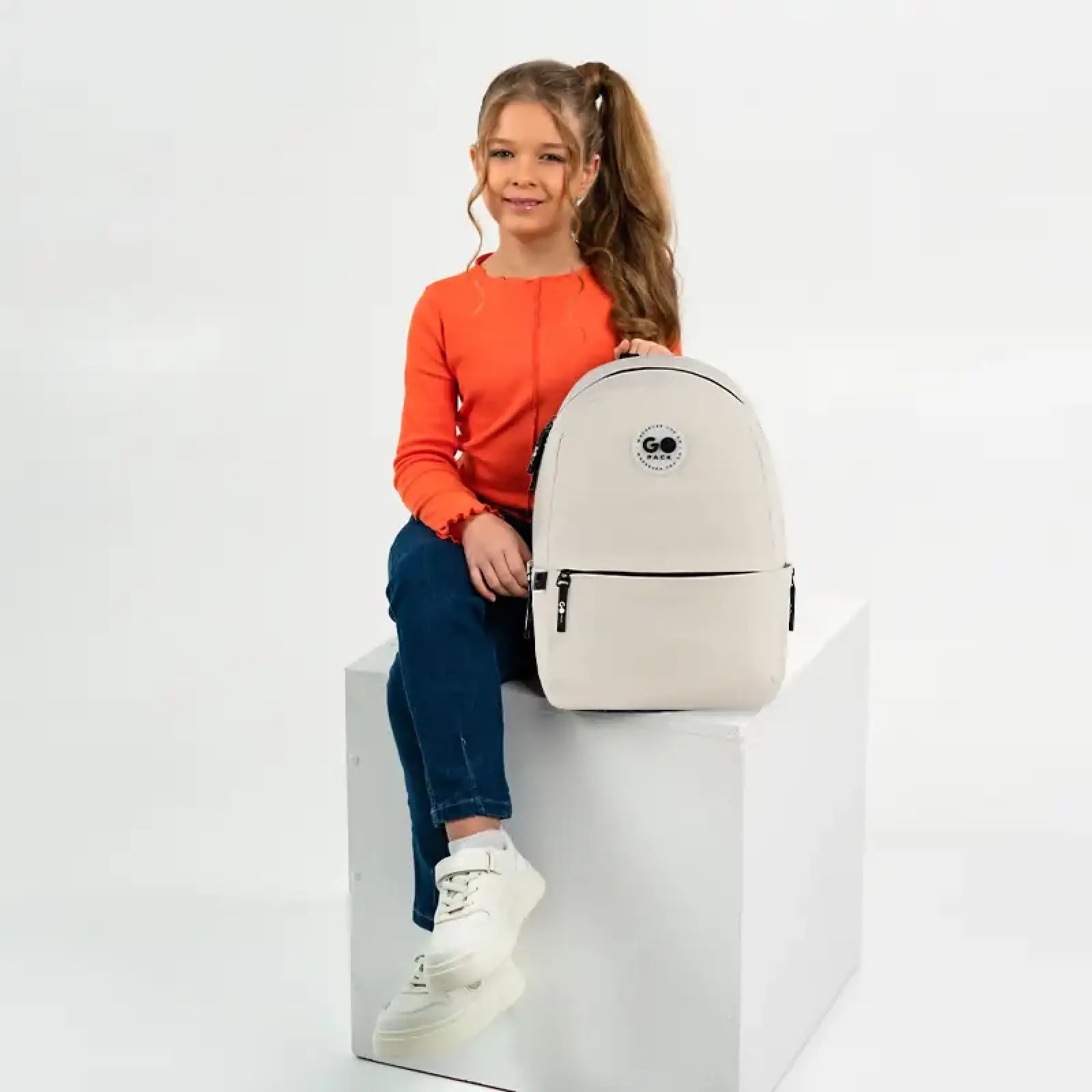 Рюкзак GoPack Education Teens 188M-1 бежевий GO26-188M-1
