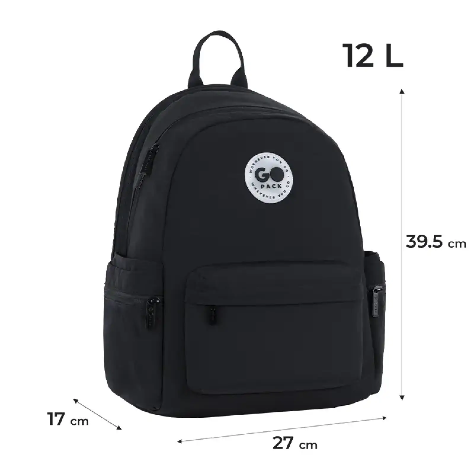 Рюкзак GoPack Education Teens 2510M чорний GO26-2510M-1