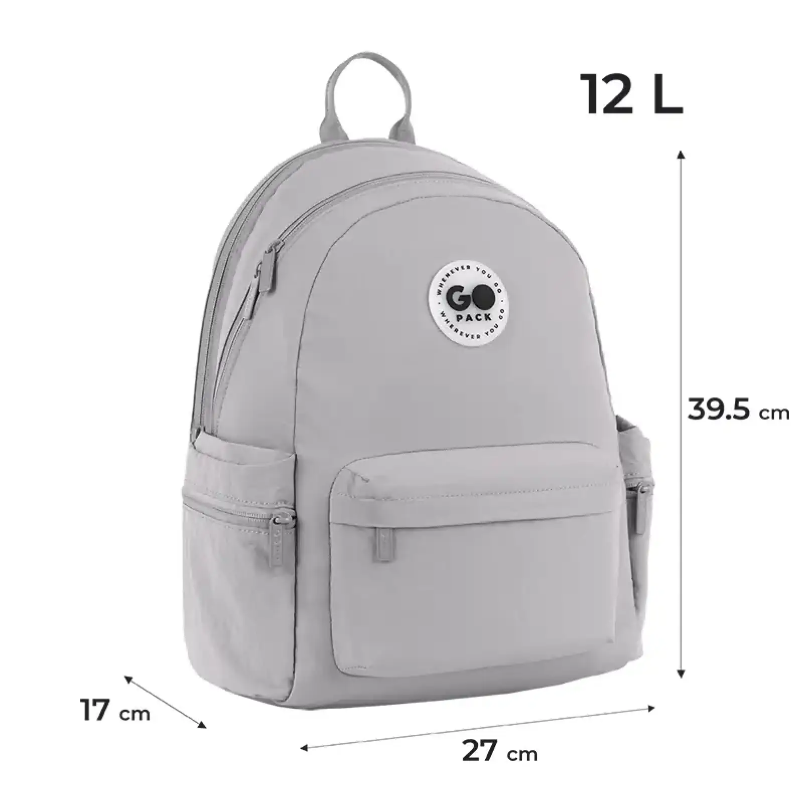 Рюкзак GoPack Education Teens 2510M сірий GO26-2510M-2