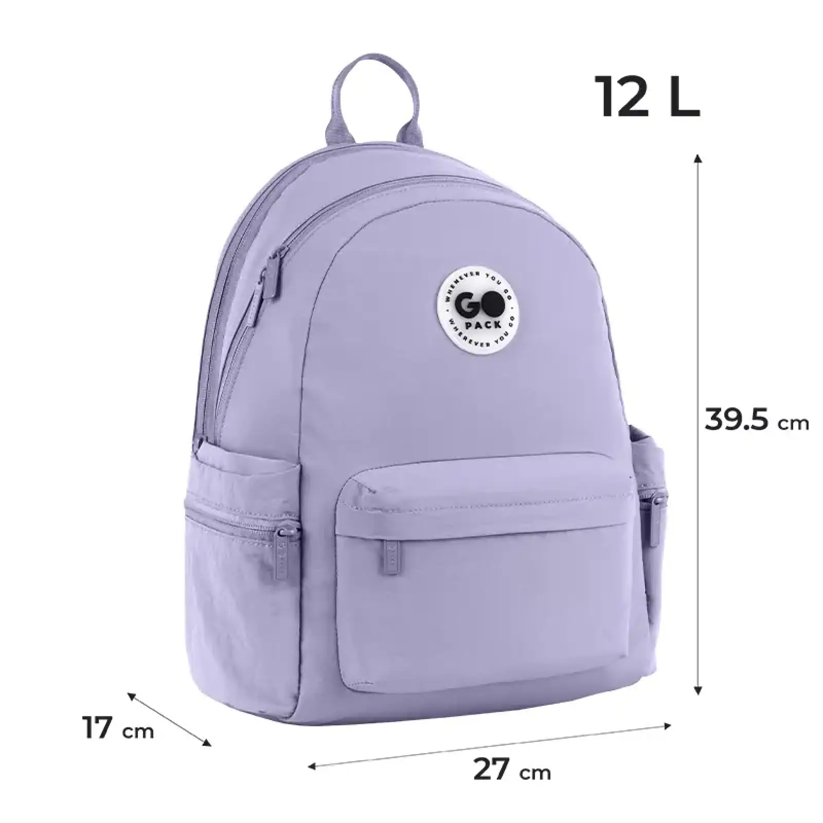 Рюкзак GoPack Education Teens 2510M бузковий GO26-2510M-3