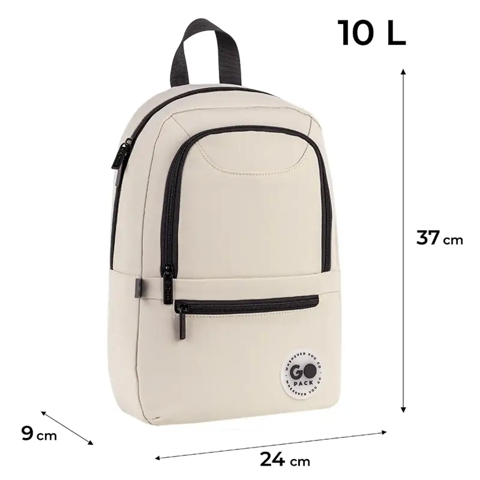 Рюкзак GoPack Education Teens 119S бежевий GO26-119S-3