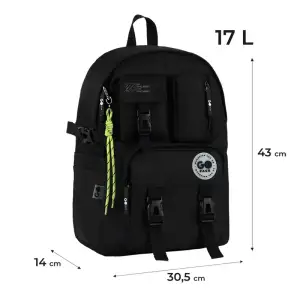 Рюкзак GoPack Education Teens 2500L чорний GO26-2500L-3