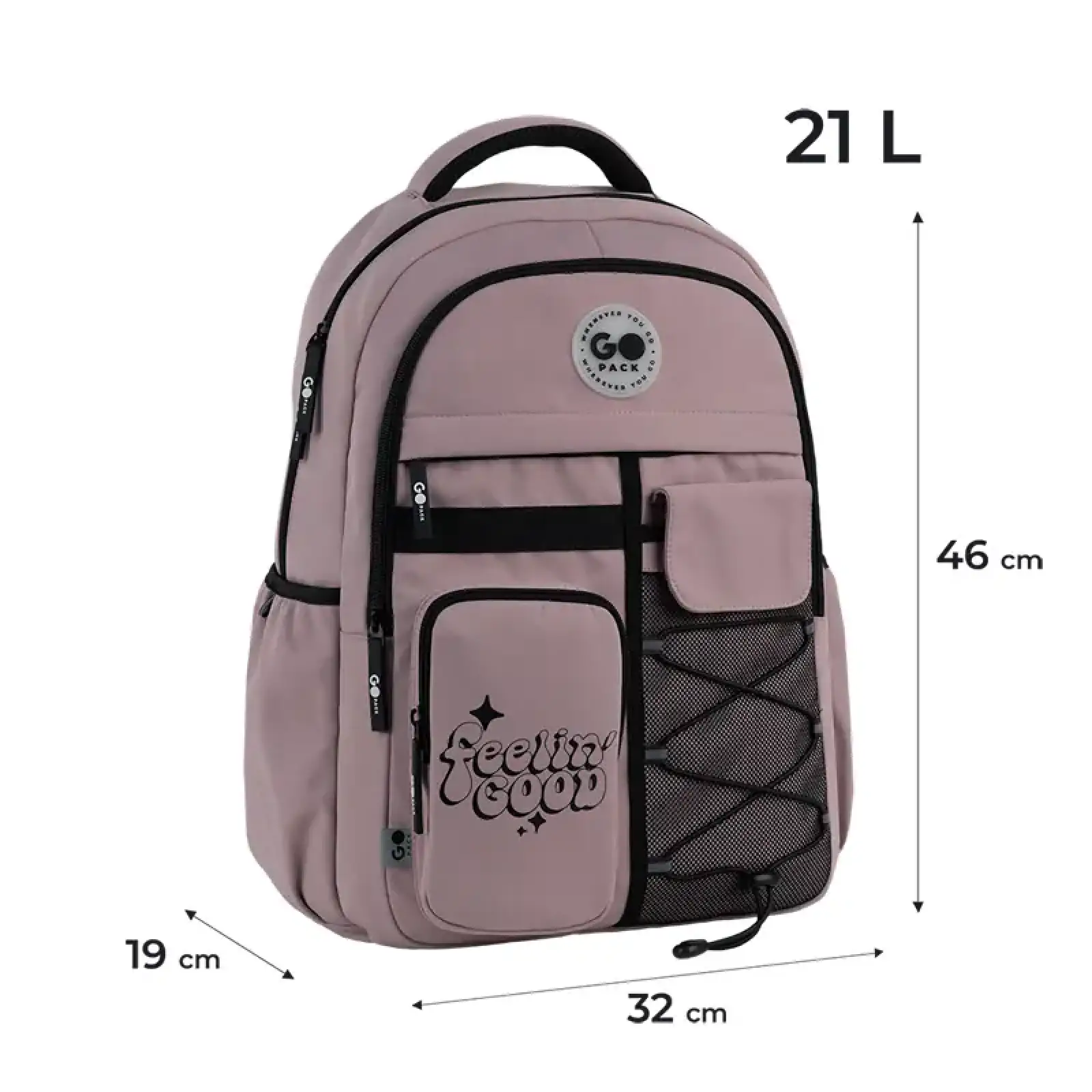 Рюкзак GoPack Education Teens 184 рожевий GO26-184L-1