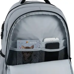 Рюкзак GoPack Education Teens 184 сірий GO26-184L-2
