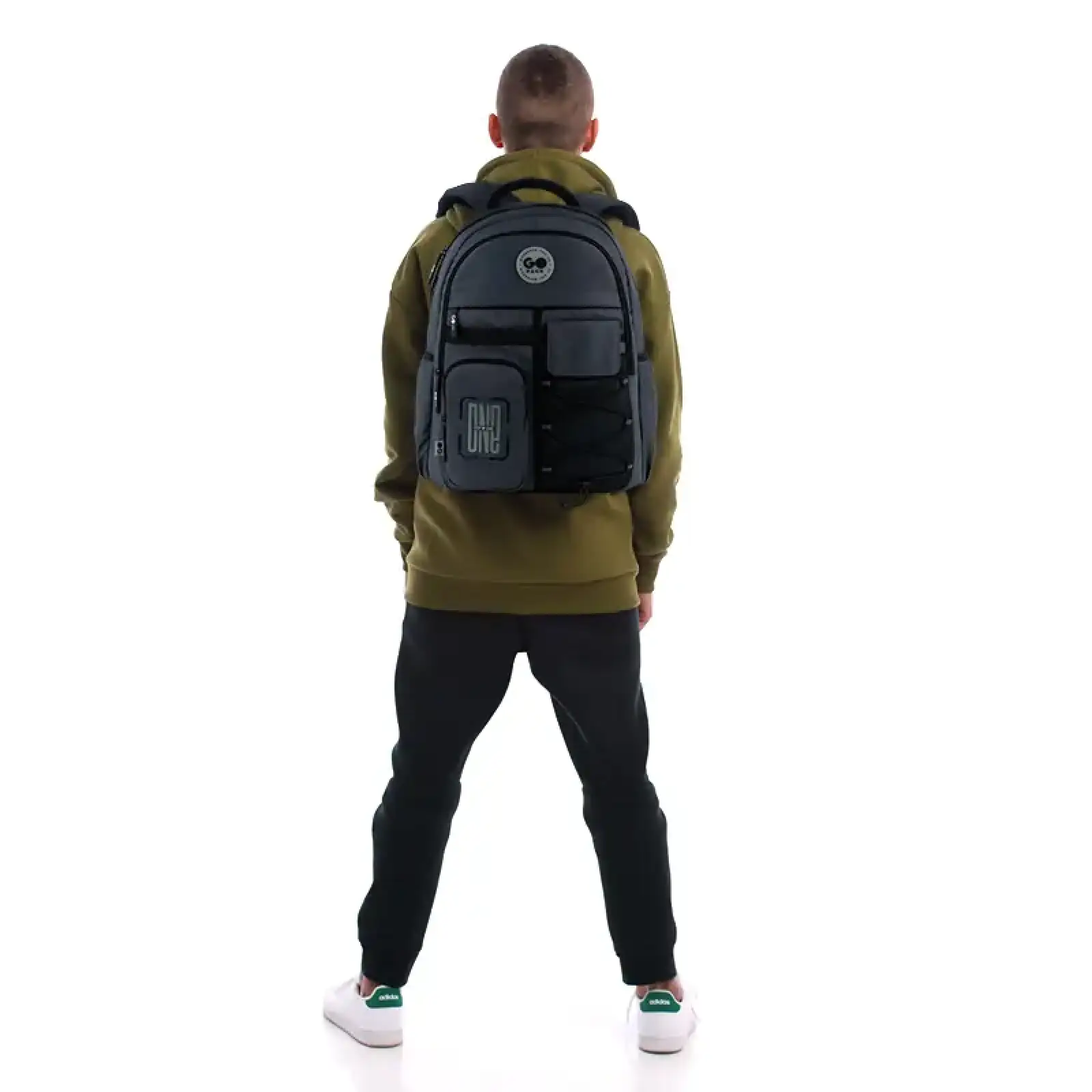 Рюкзак GoPack Education Teens 184 темно-сірий GO26-184L-4