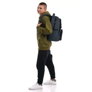 Рюкзак GoPack Education Teens 184 темно-сірий GO26-184L-4