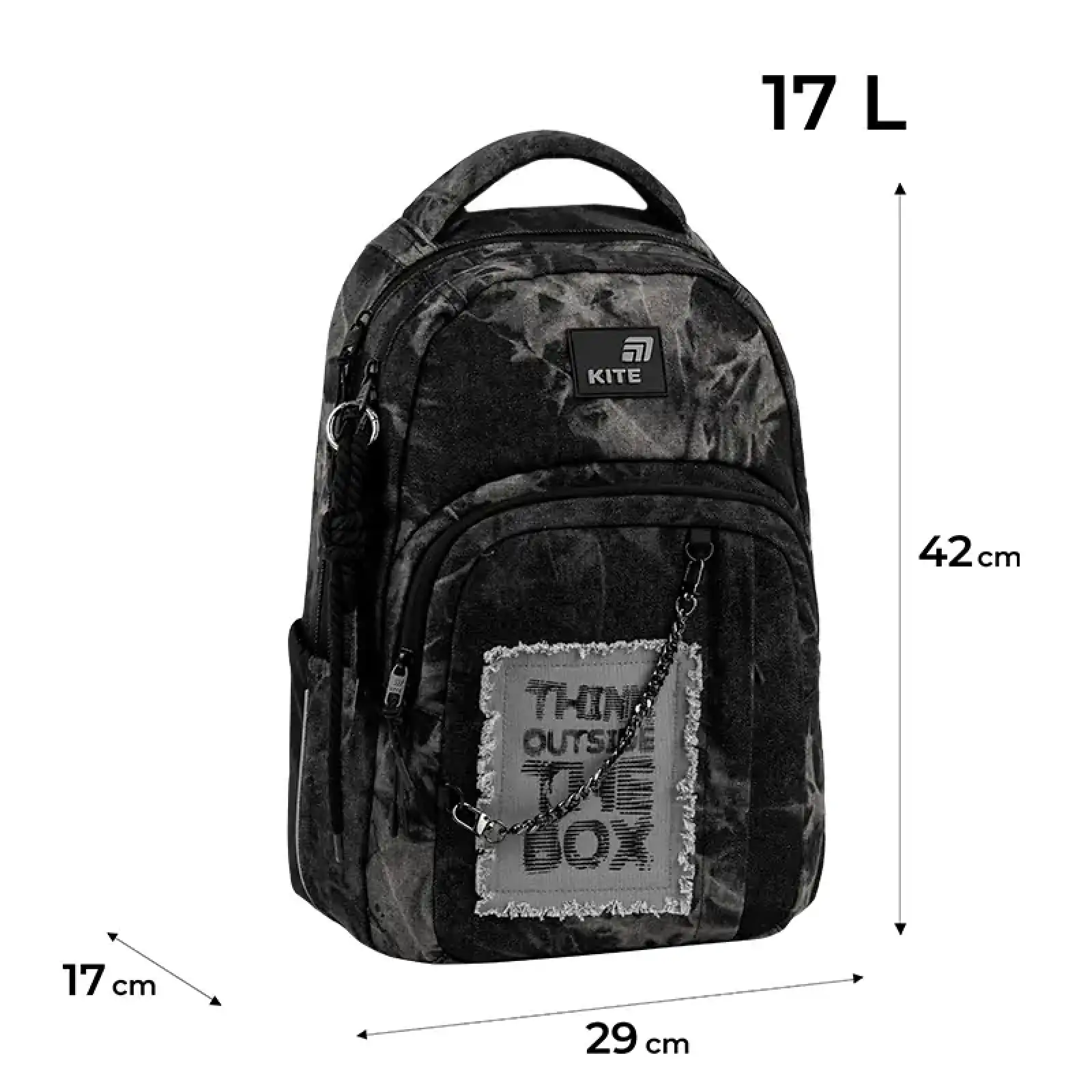 Рюкзак Kite Education teens 2578M Denim Core K26-2578M-2