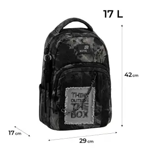 Рюкзак Kite Education teens 2578M Denim Core K26-2578M-2
