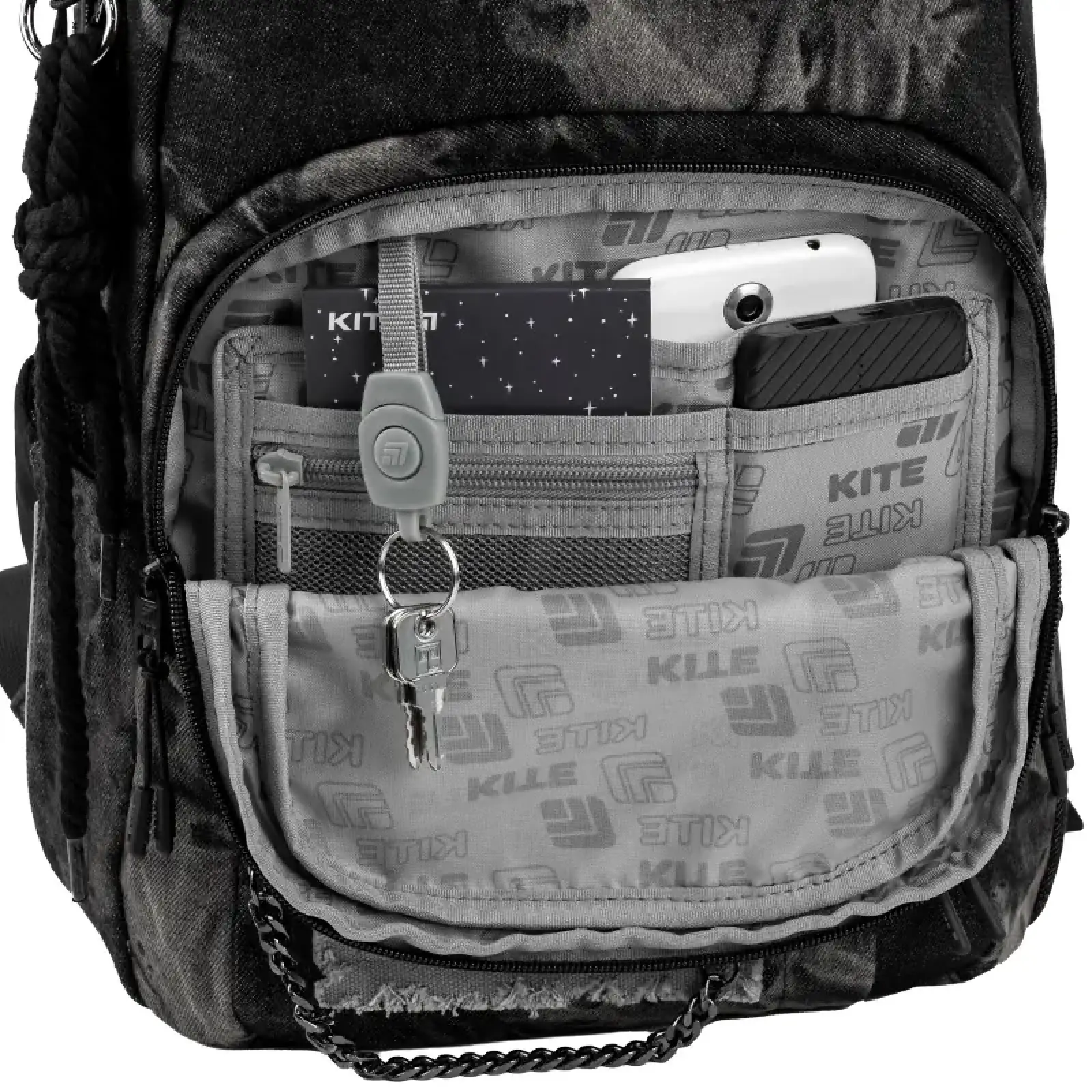 Рюкзак Kite Education teens 2578M Denim Core K26-2578M-2