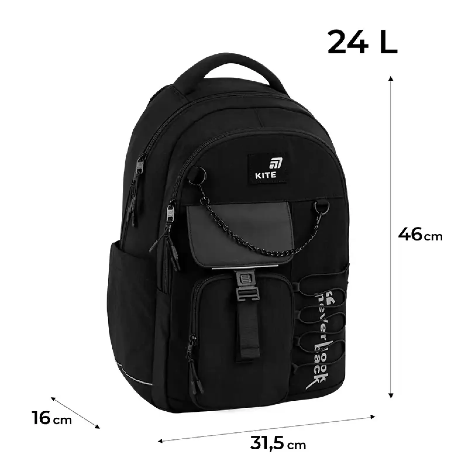 Рюкзак Kite Education teens 2597L Dark Matter K26-2597L-2