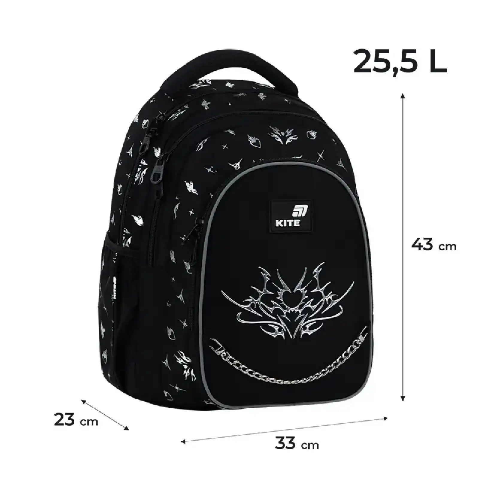 Рюкзак Kite Education teens 8001L Gothic Elegance K26-8001L
