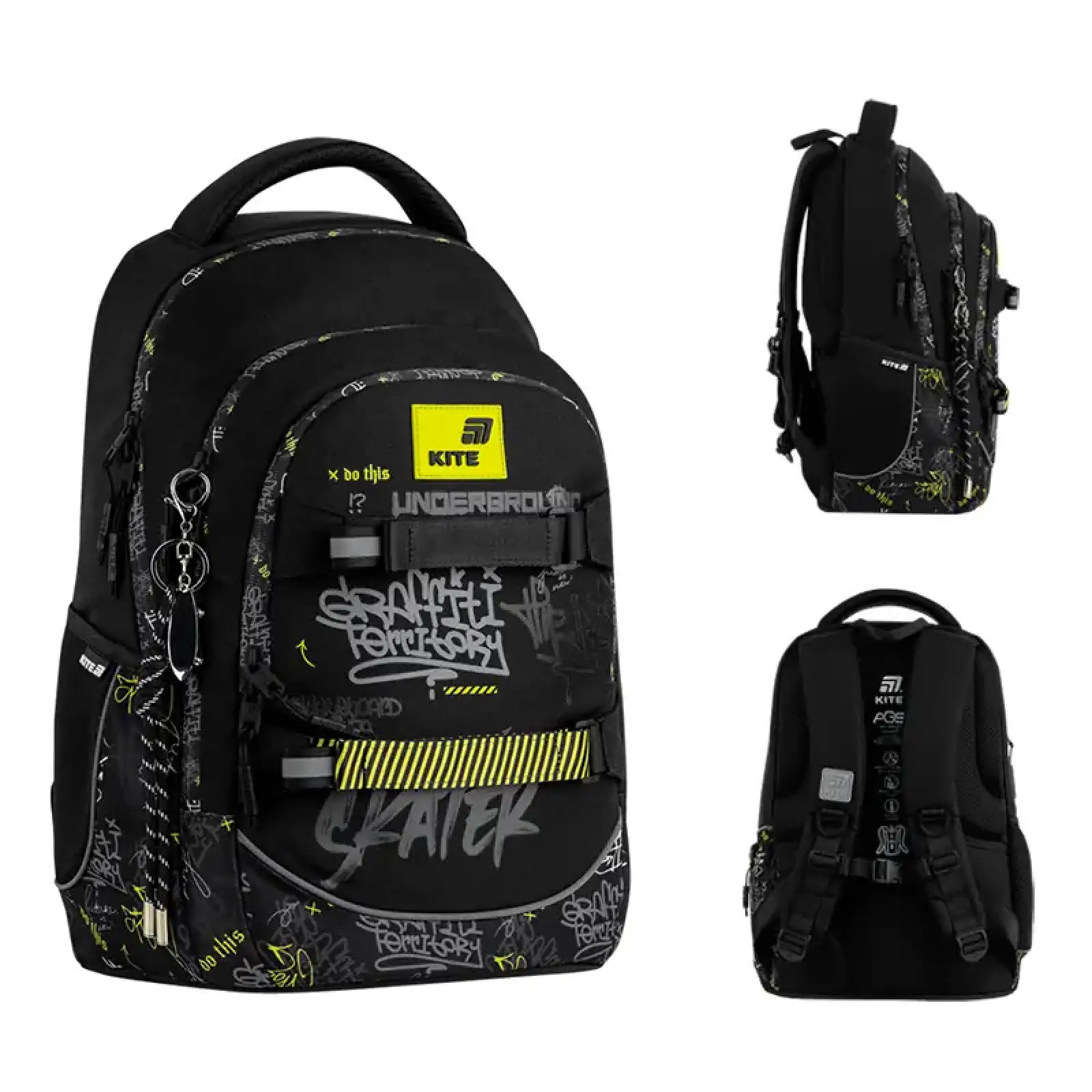 Рюкзак Kite Education teens 727M Graffiti K26-727M-4