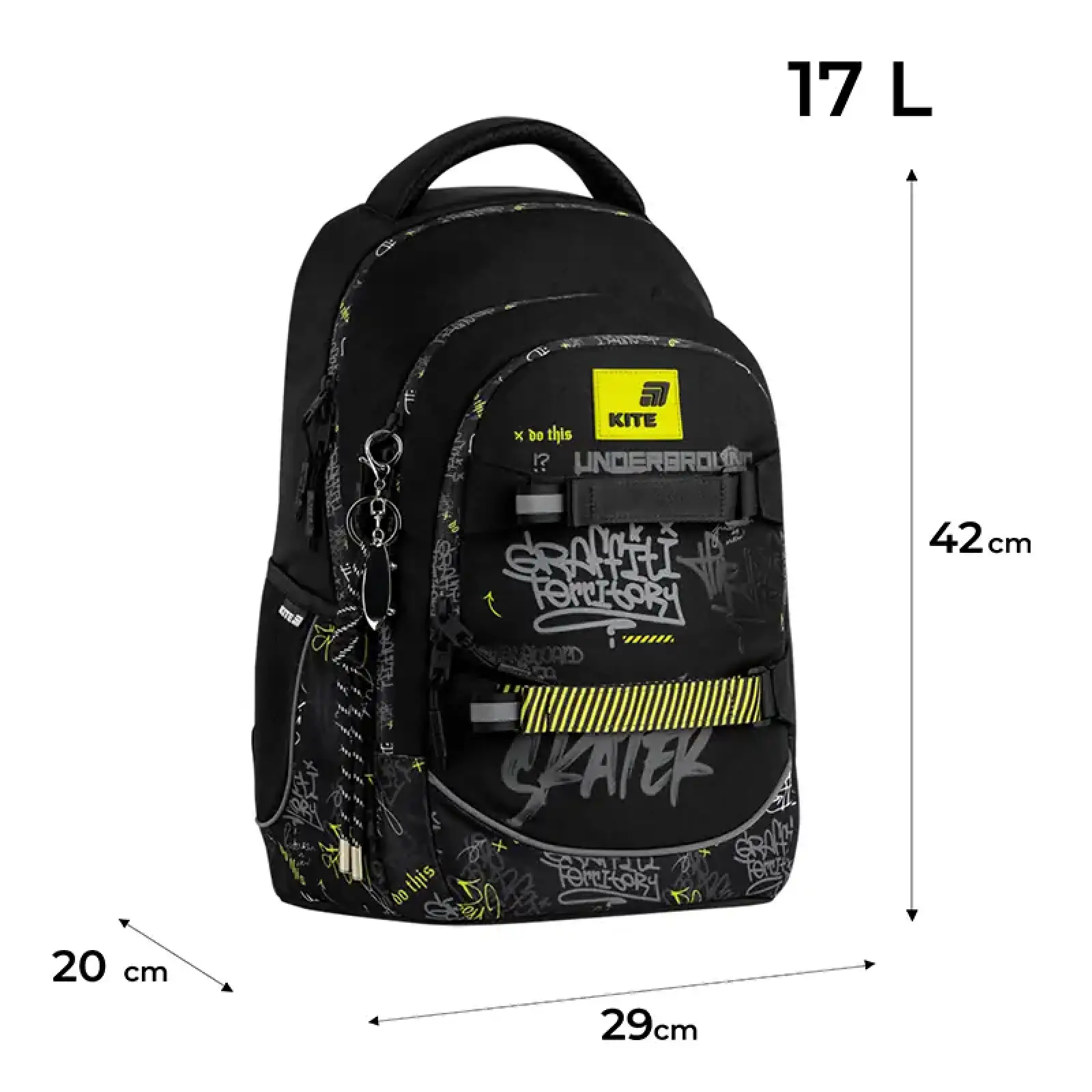 Рюкзак Kite Education teens 727M Graffiti K26-727M-4