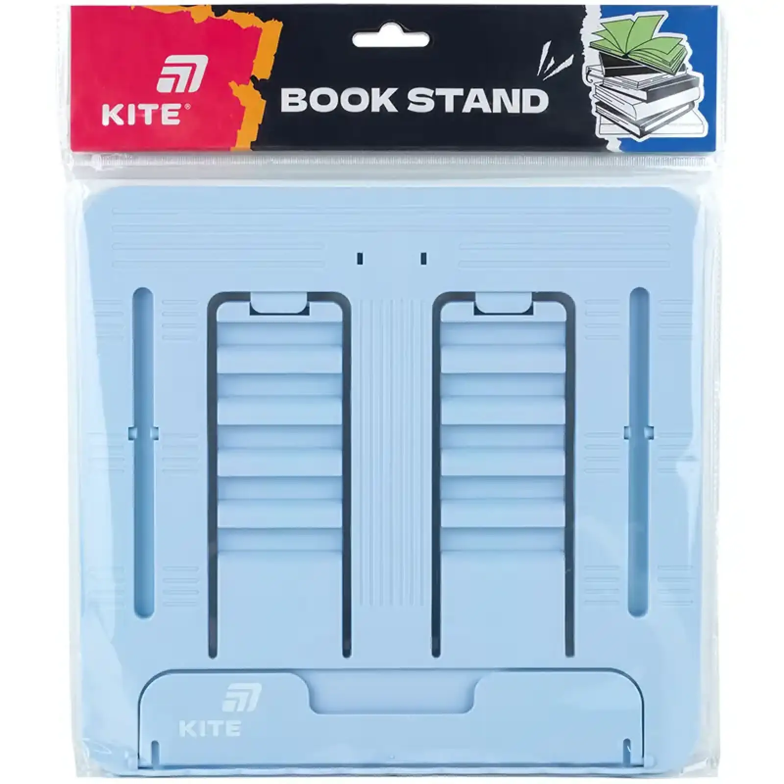 Підставка для книг, пластикова, блакитна KITE K25-330-3