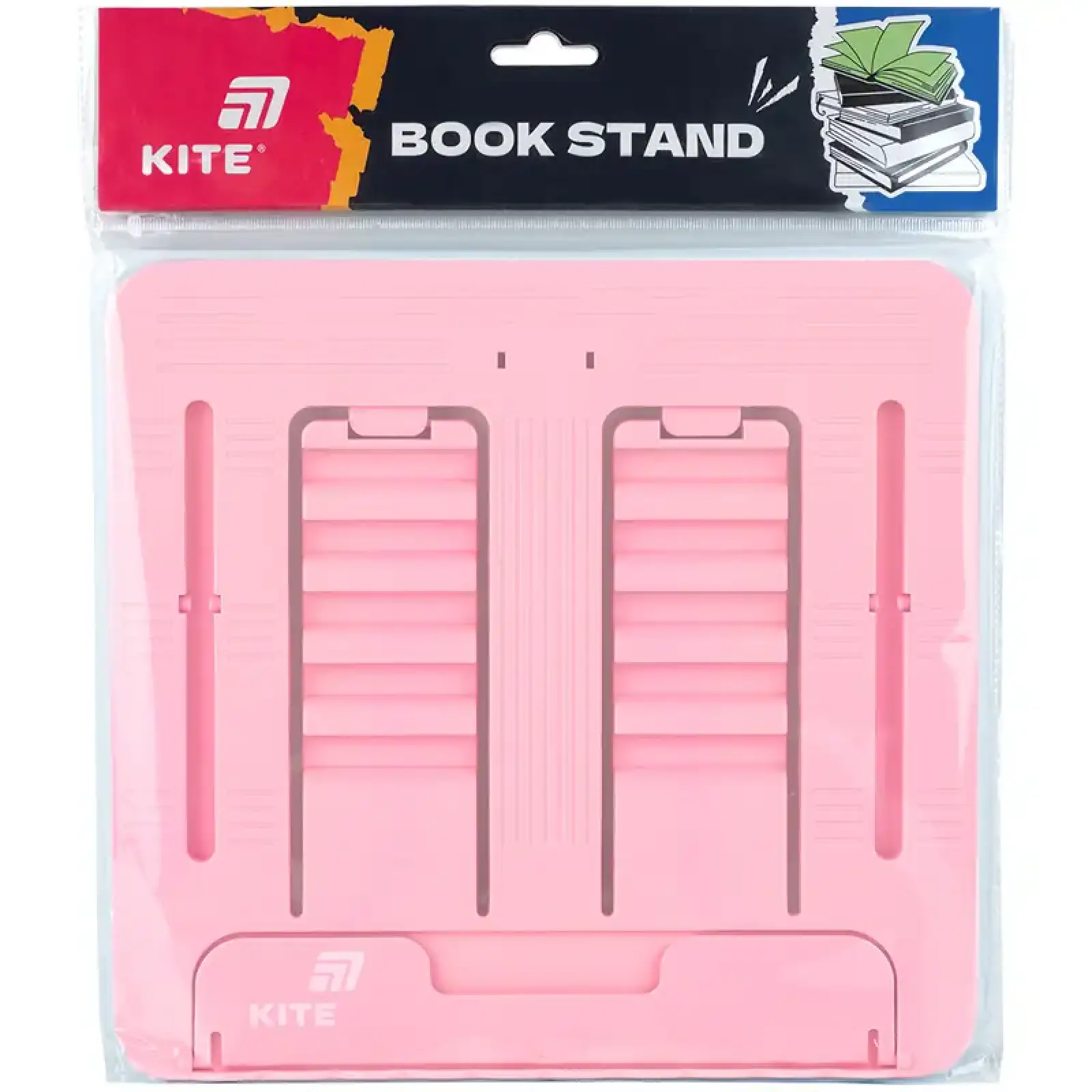 Підставка для книг, пластикова, рожева KITE K25-330-4
