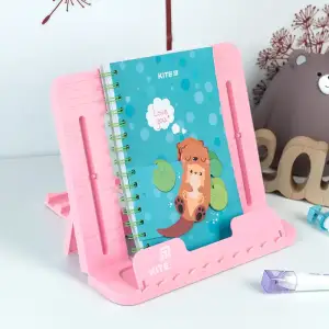 Підставка для книг, пластикова, рожева KITE K25-330-4