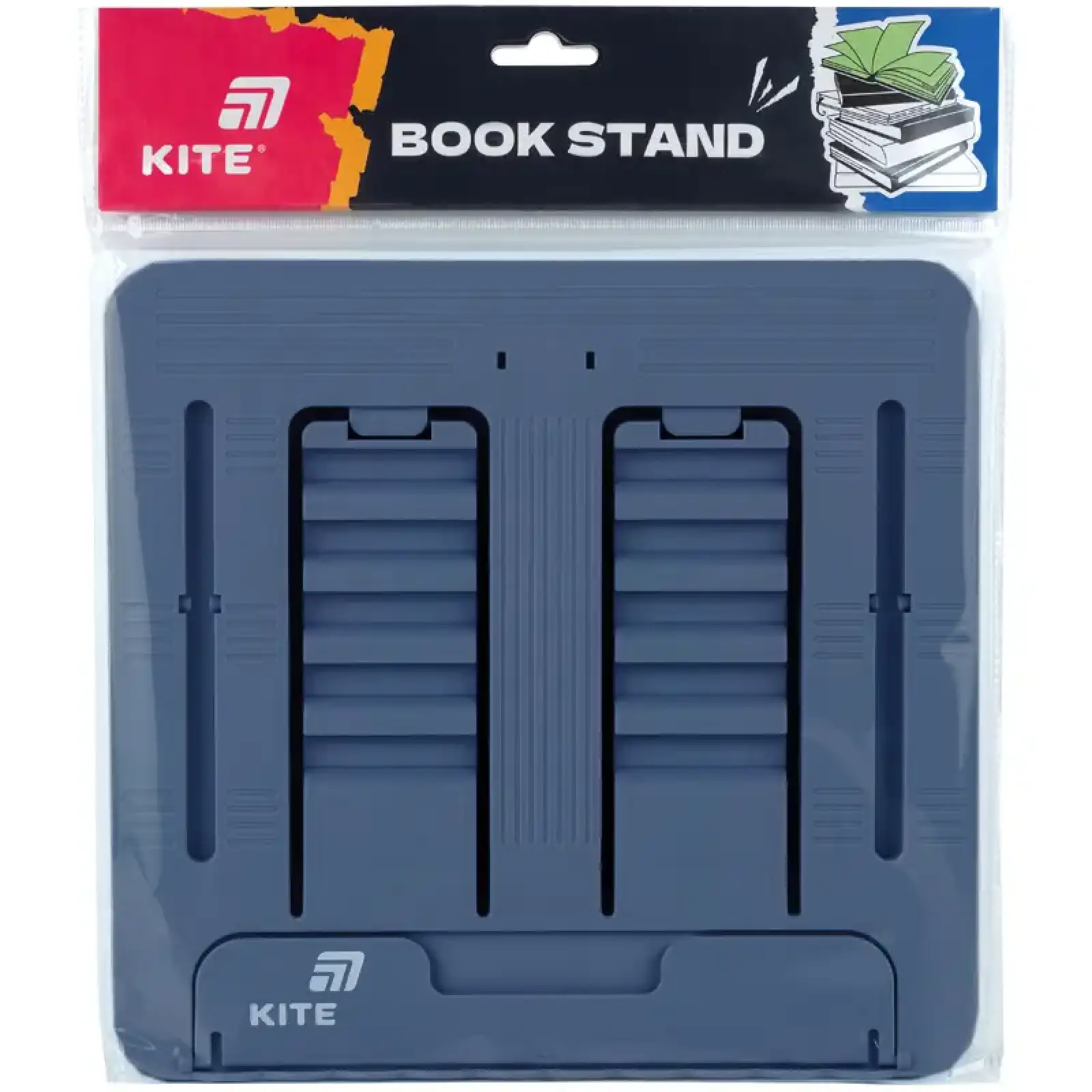 Підставка для книг, пластикова, синій індиго KITE K26-330-4