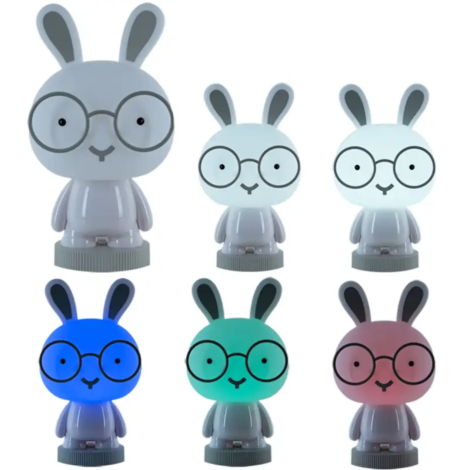 Світильник-нічник LED з акумулятором Bunny, білий KITE K24-490-1-1