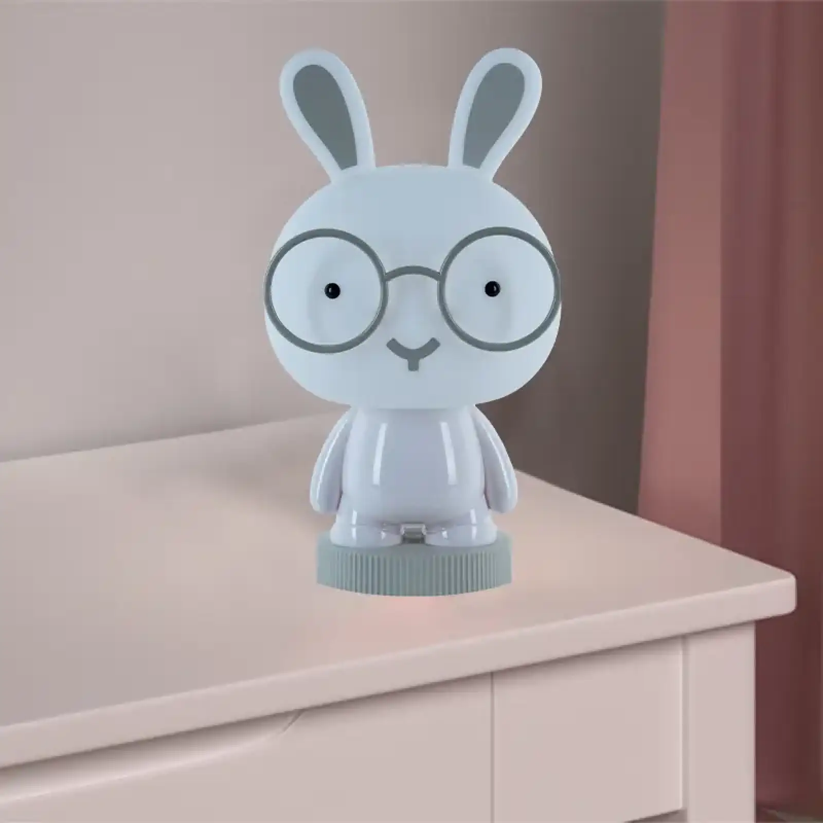 Світильник-нічник LED з акумулятором Bunny, білий KITE K24-490-1-1