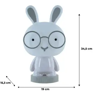 Світильник-нічник LED з акумулятором Bunny, білий KITE K24-490-1-1