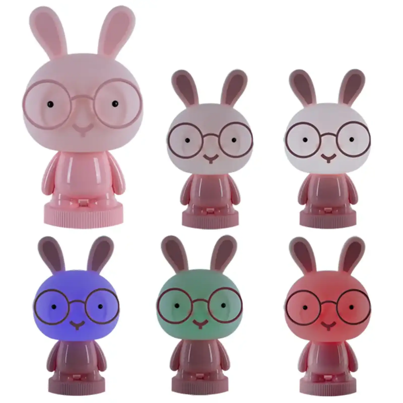 Світильник-нічник LED з акумулятором Bunny, рожевий KITE K24-490-1-2