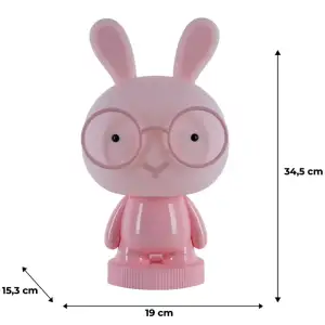 Світильник-нічник LED з акумулятором Bunny, рожевий KITE K24-490-1-2