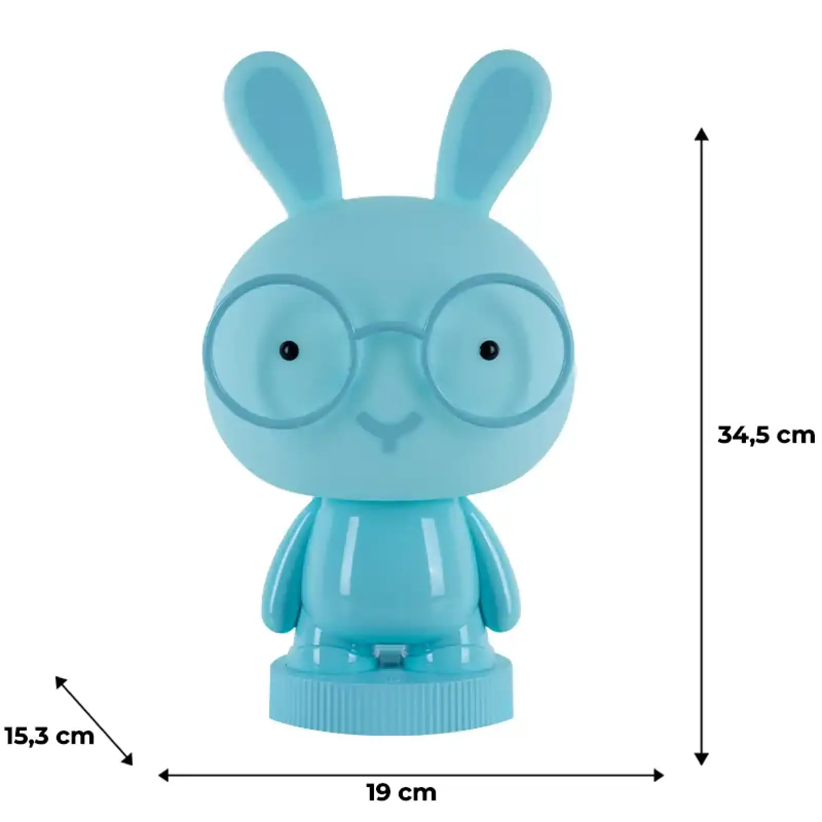 Світильник-нічник LED з акумулятором Bunny, блакитний KITE K24-490-1-3