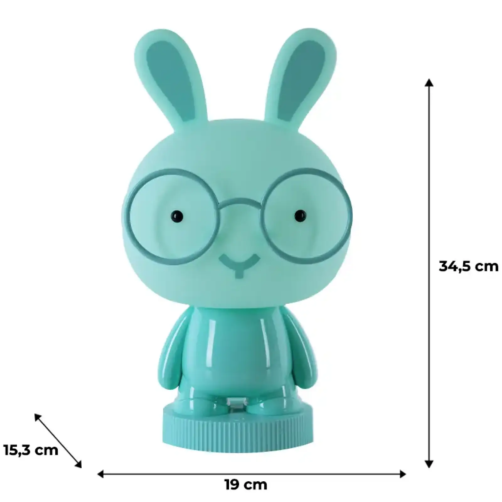Світильник-нічник LED з акумулятором Bunny, зелений KITE K24-490-1-4